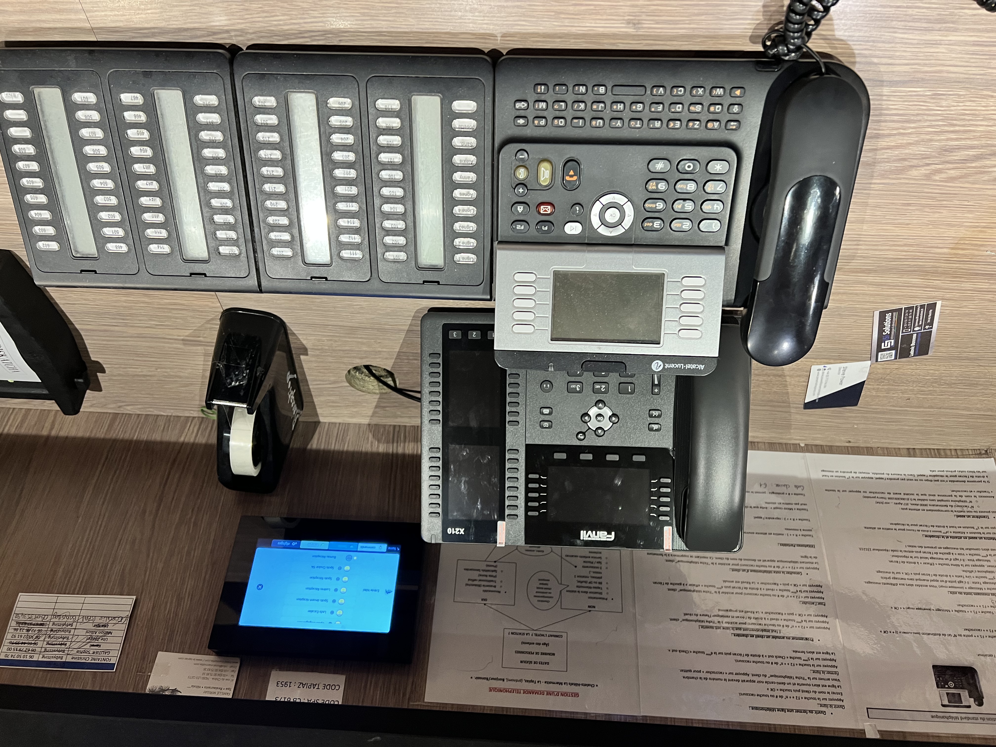 Modernisation de la téléphonie d'hôtels.
